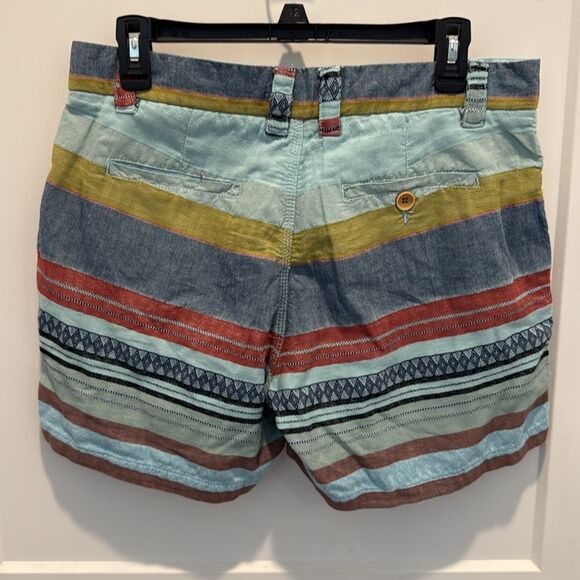 Dylan Anasazi Stripped Shorts 100% Cotton, Size 8 - Picture 4 of 12